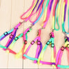 Lovely Colorful Rainbow Walking Harness Leash For Pet